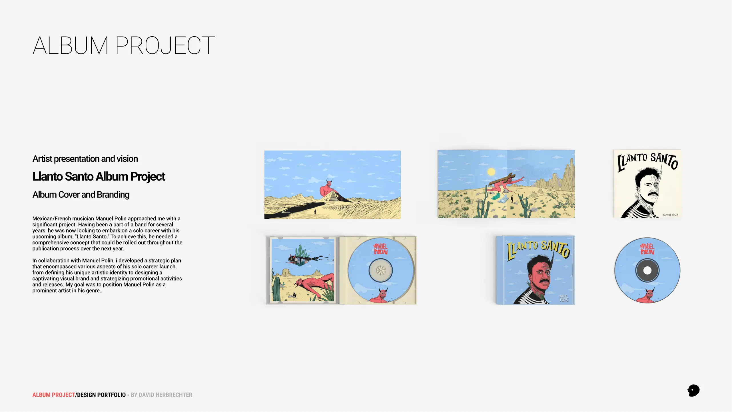 Album Concept — album cover & visual identity, image 2 by David Herbrechter