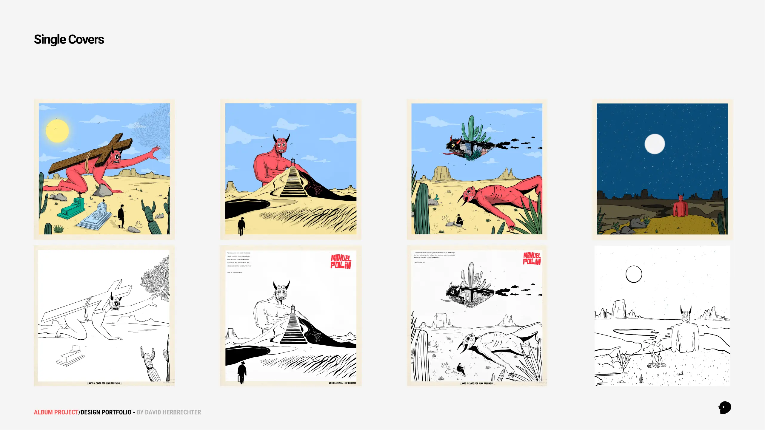 Album Concept — album cover & visual identity, image 4 by David Herbrechter