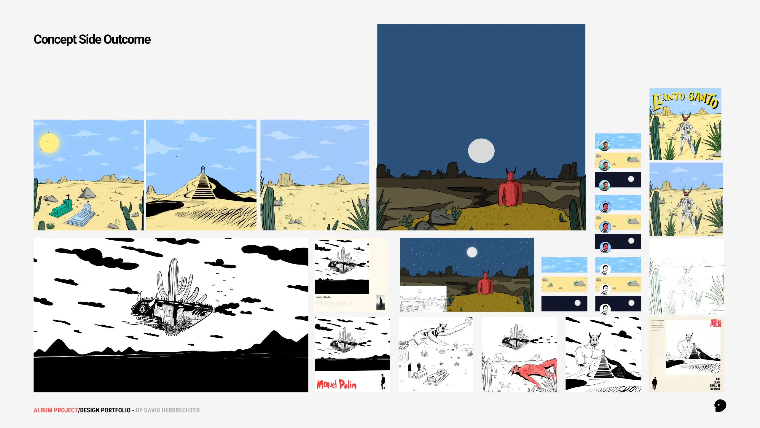 Album Concept — album cover & visual identity, image 5 by David Herbrechter
