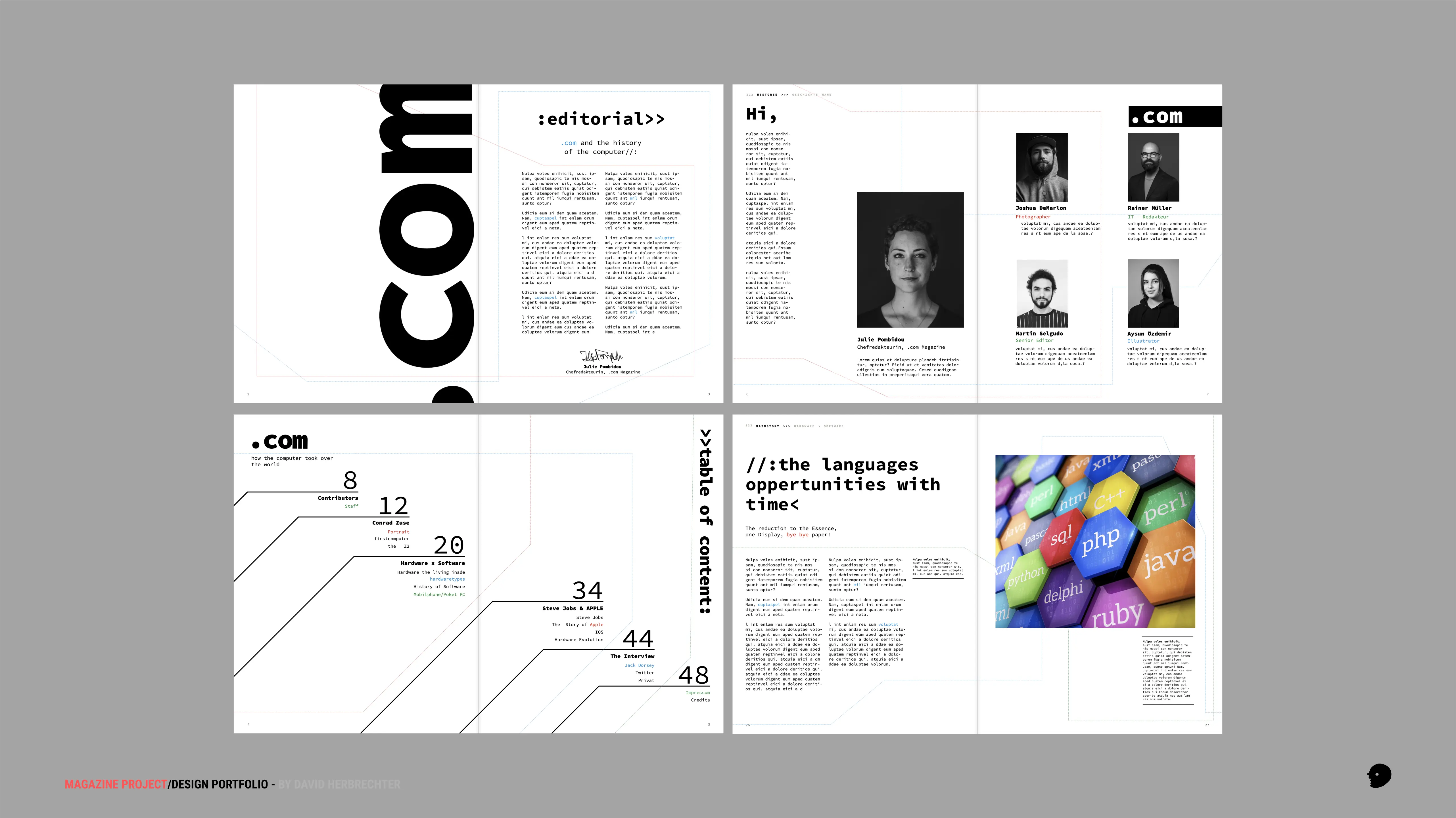 Editorial — magazine & editorial layout, image 4 by David Herbrechter
