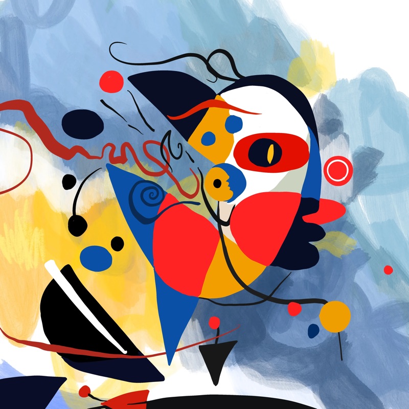 Abstract Herb 15 — daily side-profile character study by David Herbrechter