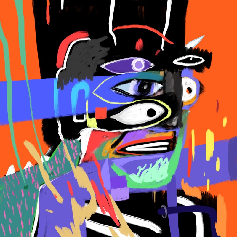 Abstract Herb 21 — daily side-profile character study by David Herbrechter