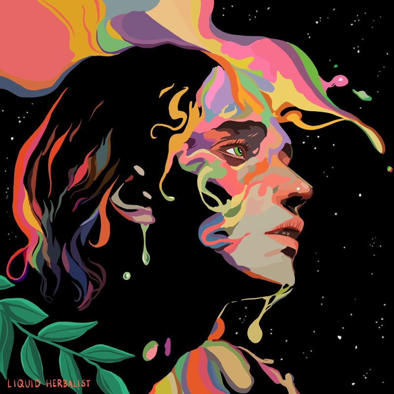 Abstract Herb 42 — daily side-profile character study by David Herbrechter