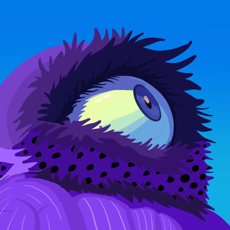 Abstract Herb 50 — daily side-profile character study by David Herbrechter