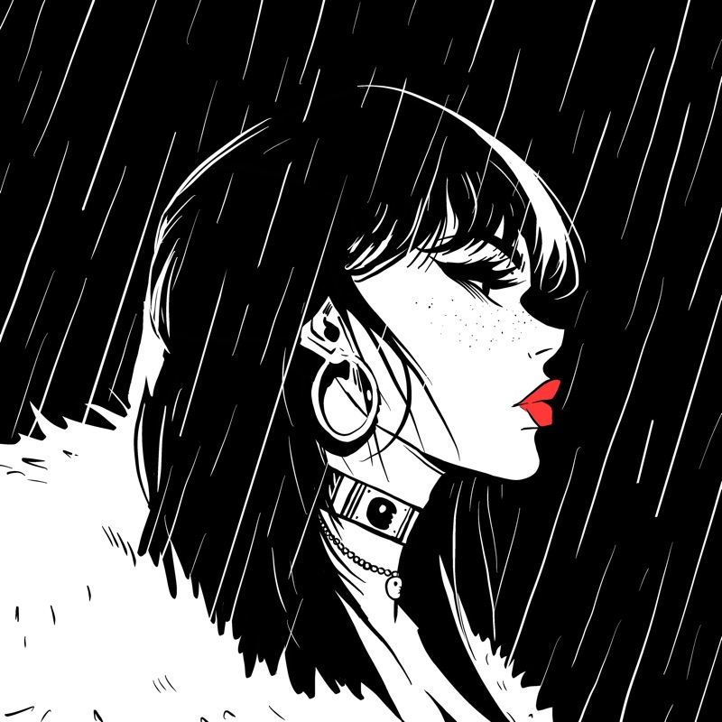 Abstract Herb 60 — daily side-profile character study by David Herbrechter