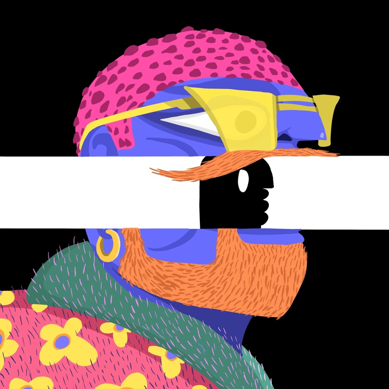 Abstract Herb 67 — daily side-profile character study by David Herbrechter