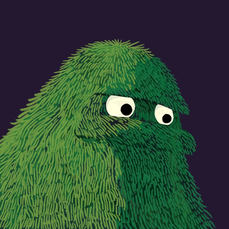 Abstract Herb 77 — daily side-profile character study by David Herbrechter
