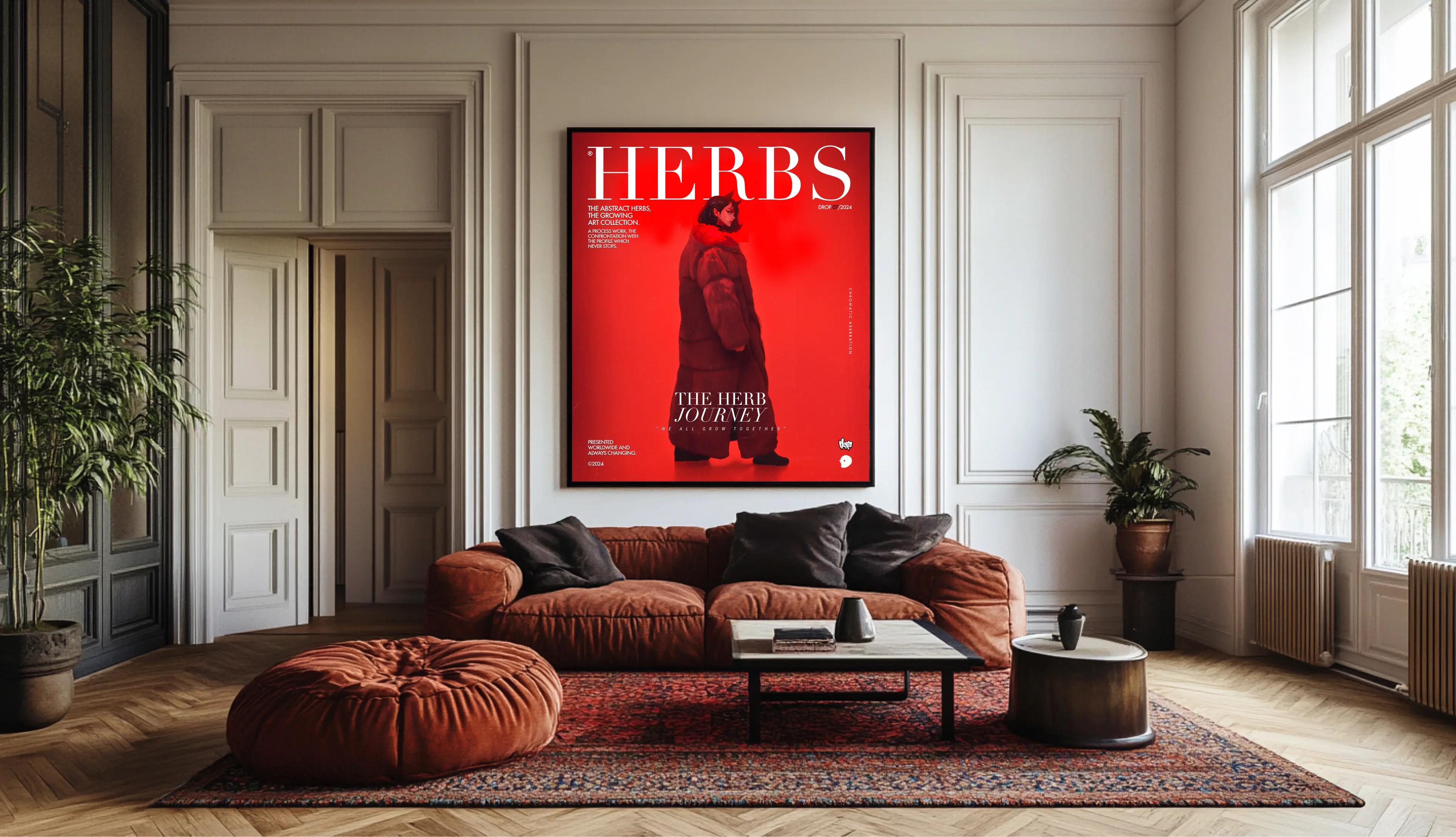Posters — Abstract Herbs by David Herbrechter